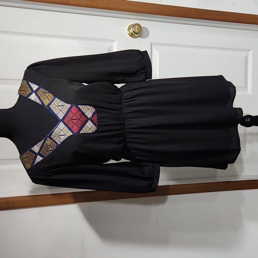 Long Sleeve Black Dress